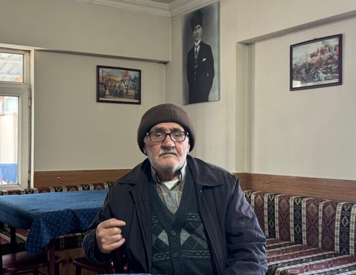 Konarı Köyü sakini Mustafa Cengiz Doğruyol